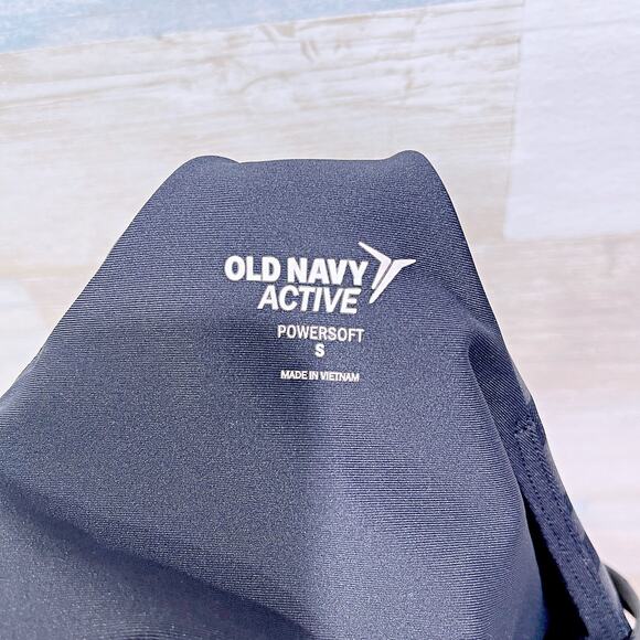 Old Navy Active Light Support PowerSoft Longline Sports Bra Black Zebra Small - Picture 4 of 8